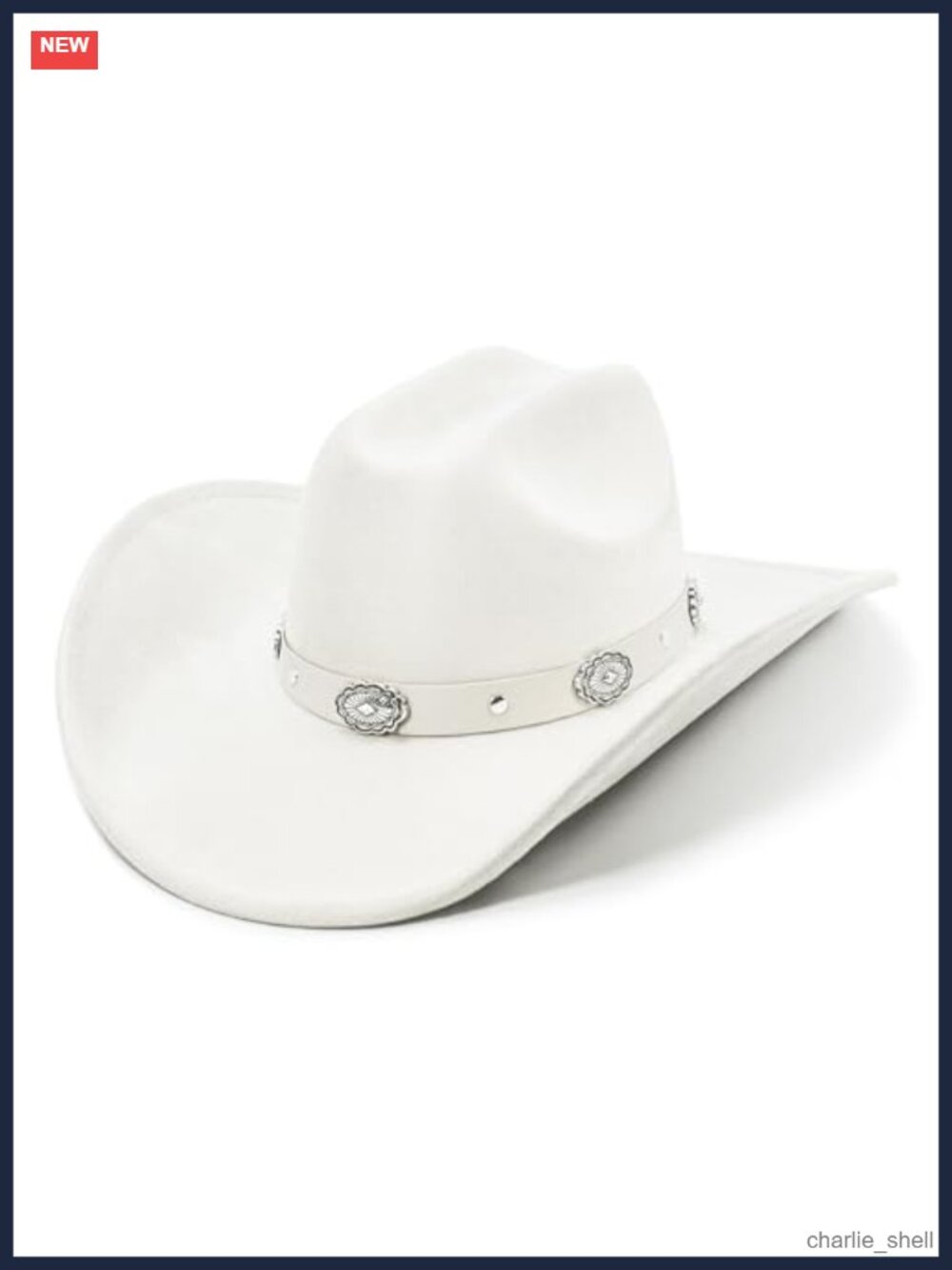 Rhinestone Cowboy Hat Shapeable Wide Brim Felt Western Hat